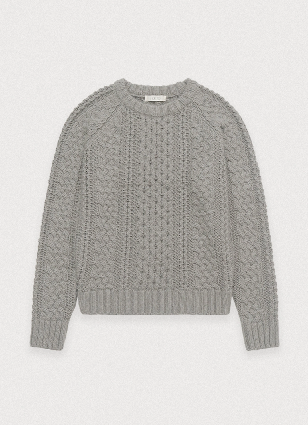 포에토 Jane fisherman knit - vintage grey 상품 이미지 1