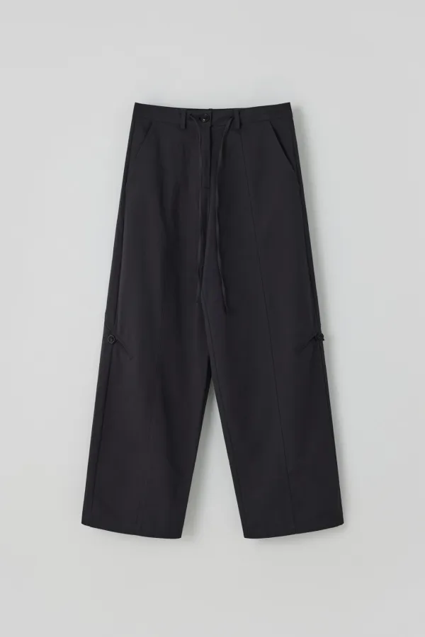 T/T Oxford string pants (charcoal)