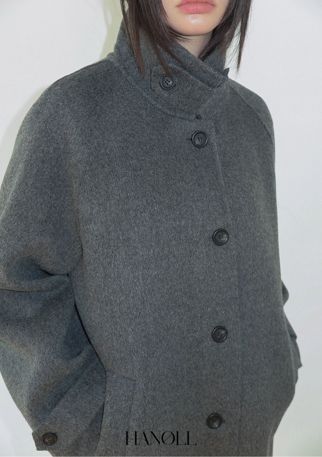 한올 [Handmade] Libero Coat (Charcoal) 상품 이미지 2