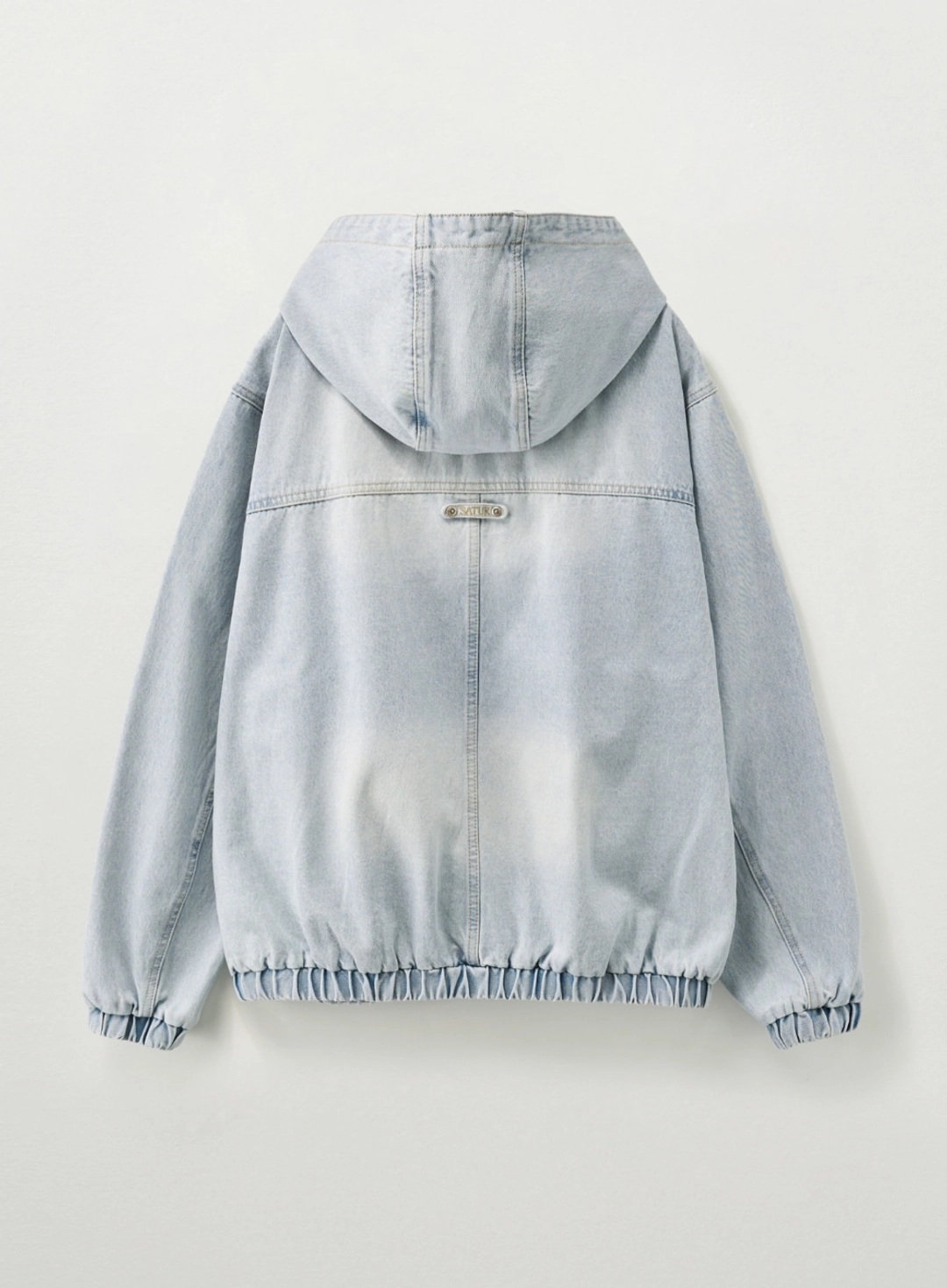 세터 [RIIZE\'s Pick] Teo Denim Blouson Jacket - Light Blue 상품 이미지 3