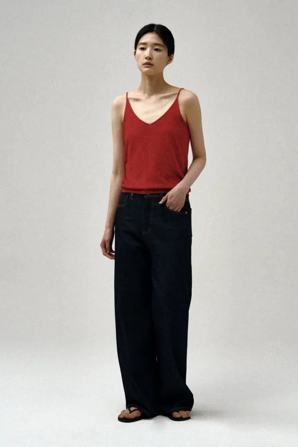 LYCOR LYCRA DENIM PANTS_RAW DENIM