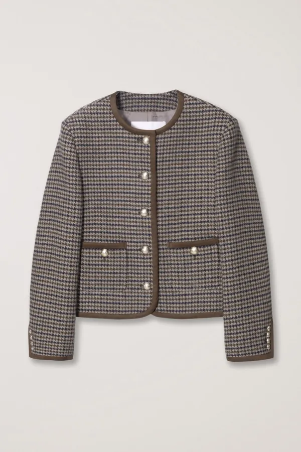 CLASSIC TWEED JACKET CHECK_UDJA5C203MU