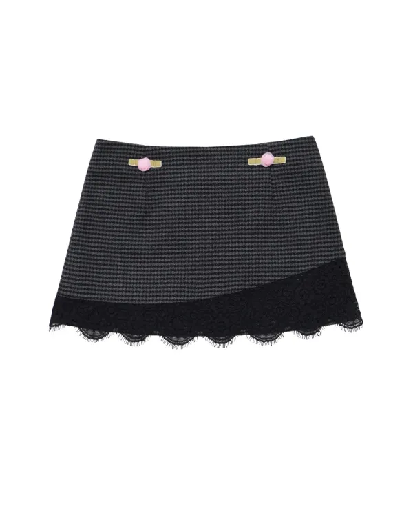 Mini Hound Rose Skirt (Gray) (*EXCLUSIVE 15% OFF)