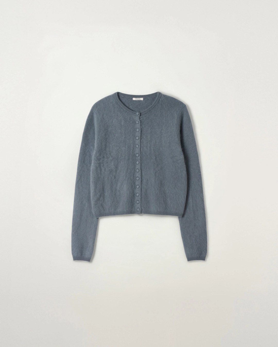 누아르나인 [9/17 순차배송] Hairy Wool Cardigan [ASH BLUE] 상품 이미지 1