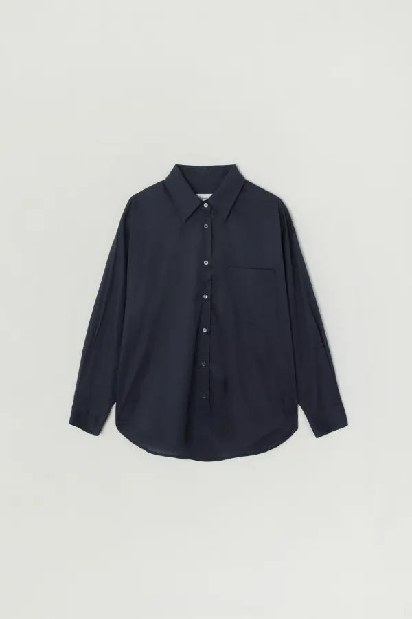FORLAN COTTON SHIRT_NAVY