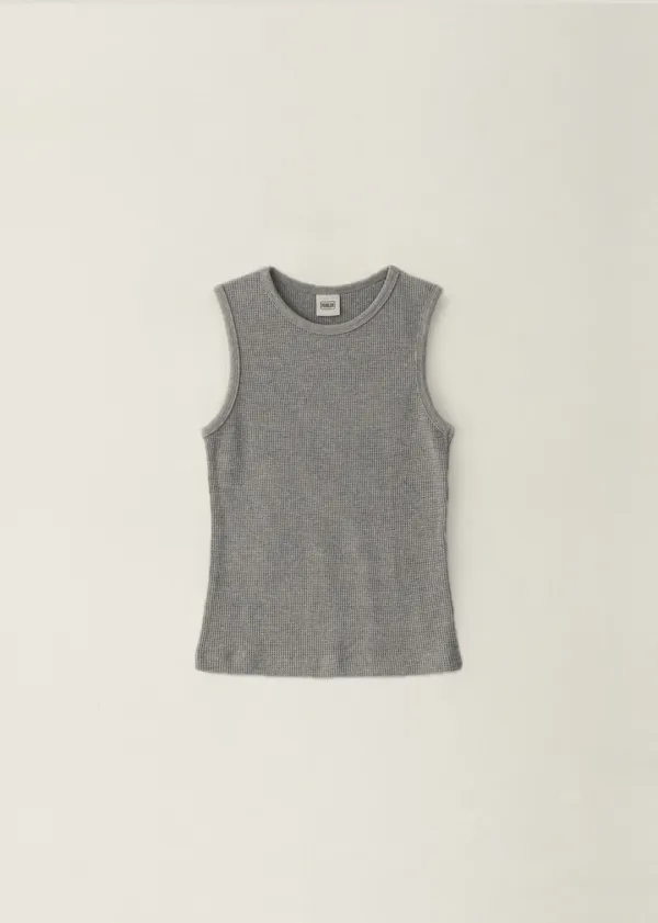 [Limited] 5TH / Waffle Cotton Sleeveless - Melange