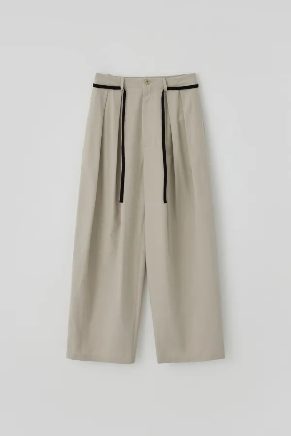 T/T Mond pin-tuck pants (beige)