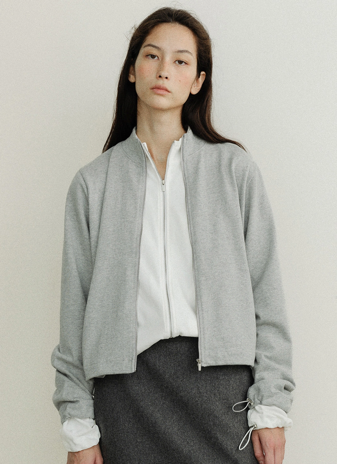 르닐 Jodie Zip-up (Grey) 상품 이미지 1