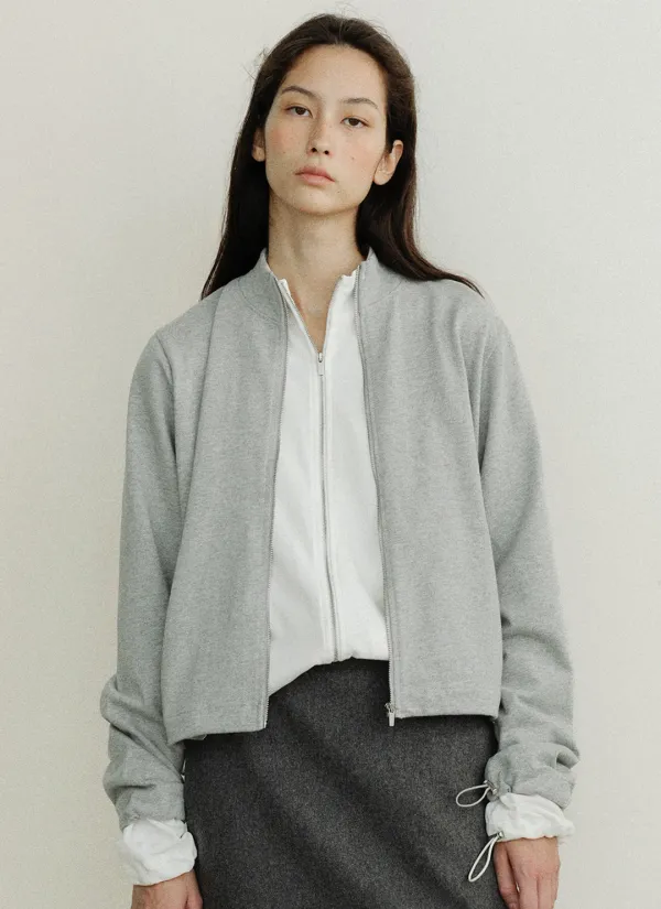 Jodie Zip-up (Grey)