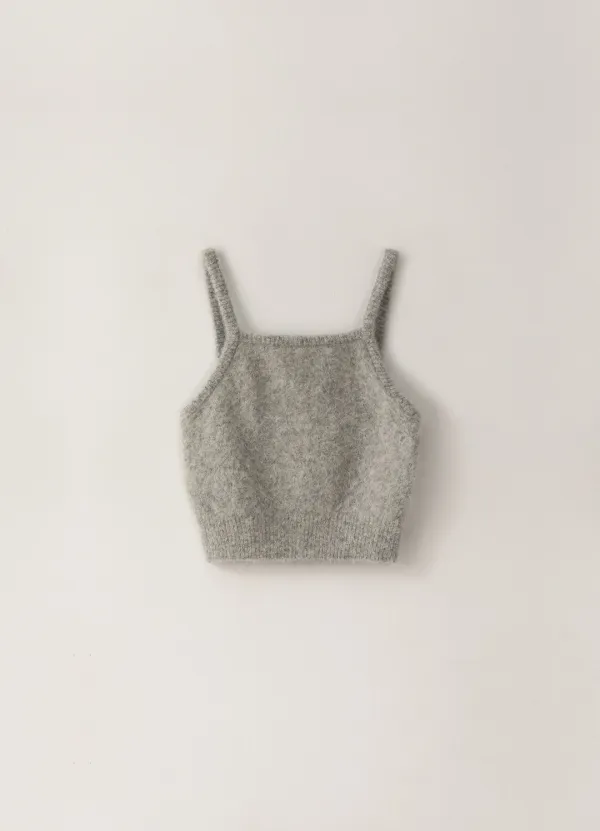 [Refurb] Alpaca Two-way Sleeveles - Gray