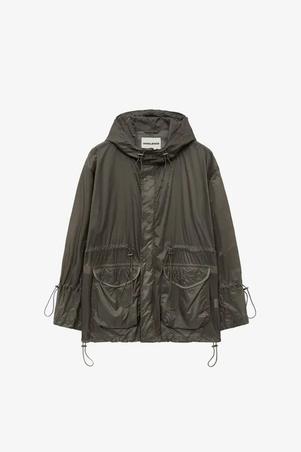 [UNISEX] 립스탑 트래블 후디드 점퍼 OLIVE