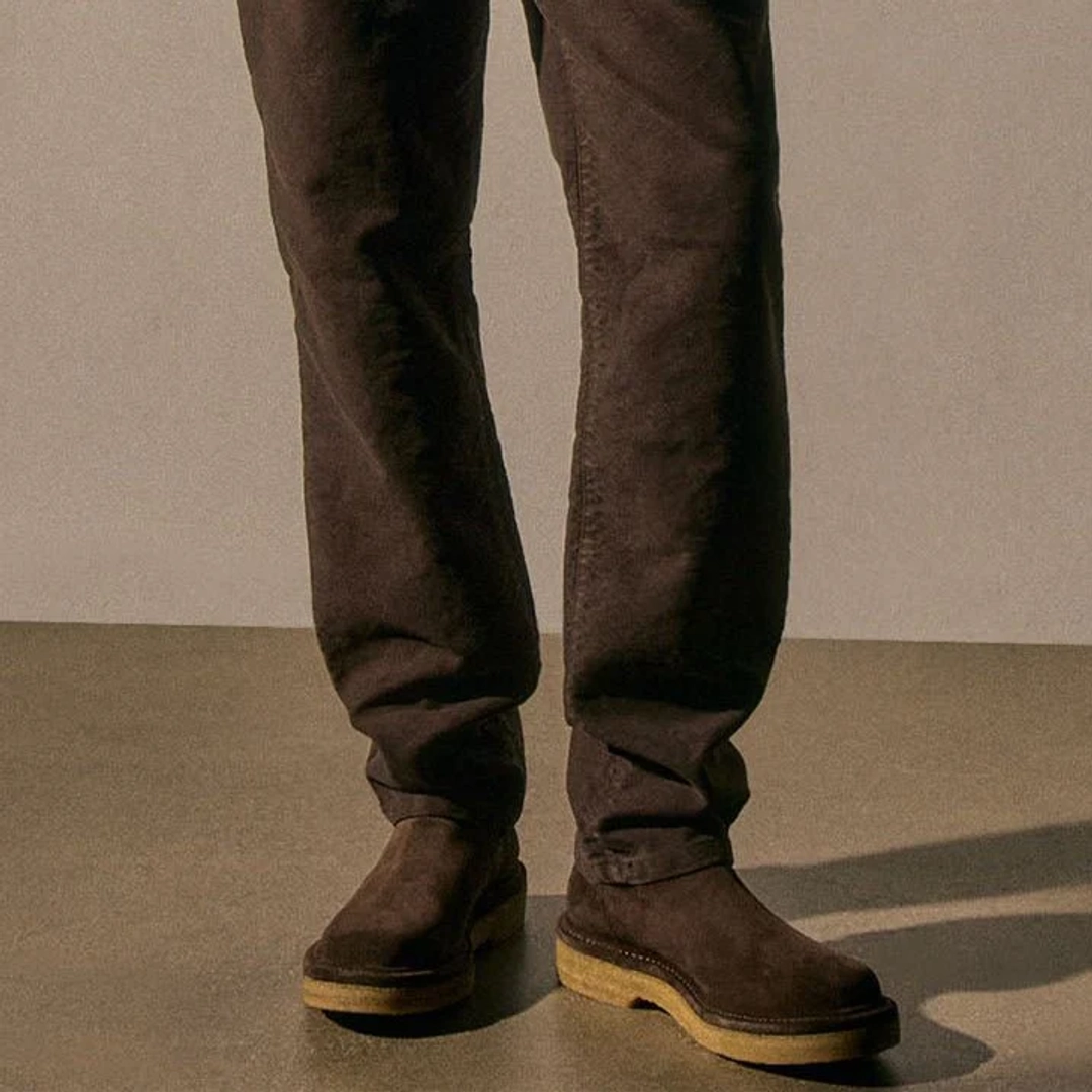 제임스펄스 Men's Suede Chelsea Boot - Cafe 상품 이미지 3