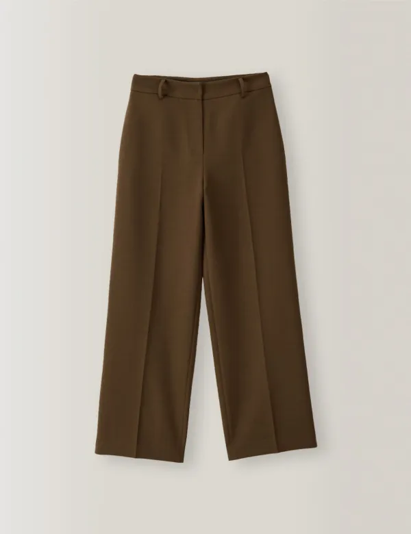 Forte Straight Fit Pants (Brown)