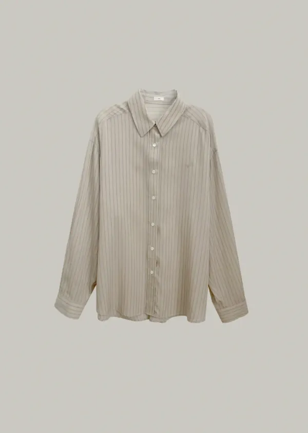 lyocell stripe shirtfabric by japan