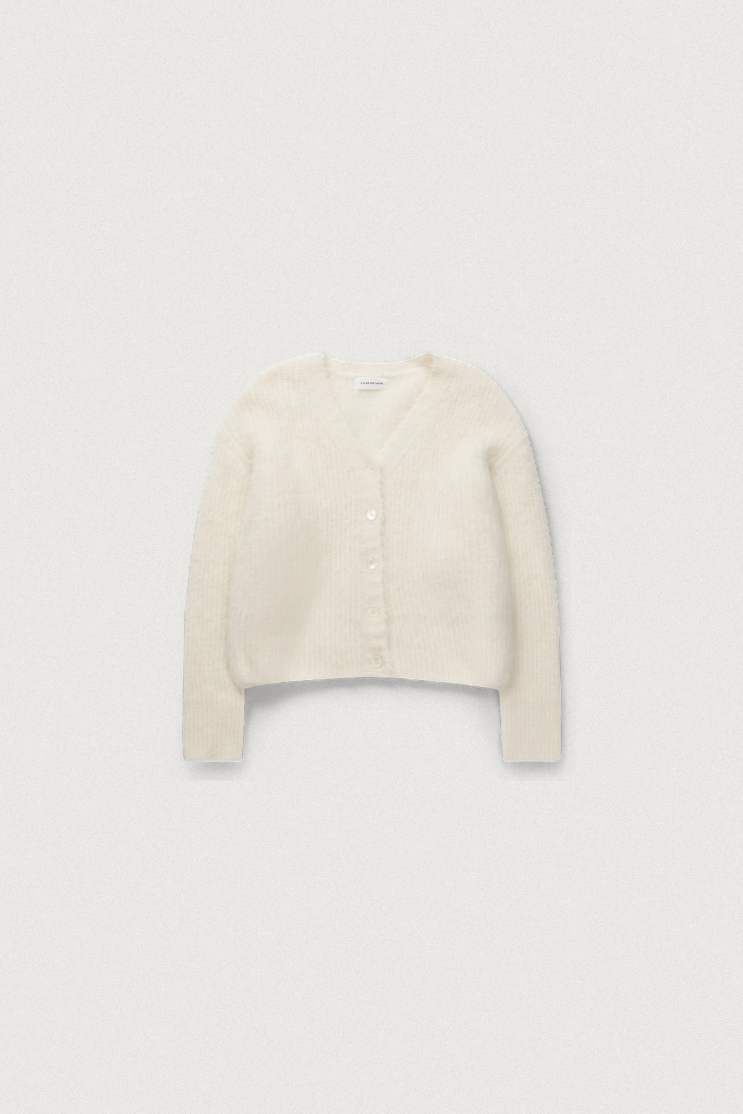 샤드라마 FURRY ALPACA LOOSE FIT CARDIGAN [IVORY] 상품 이미지 3