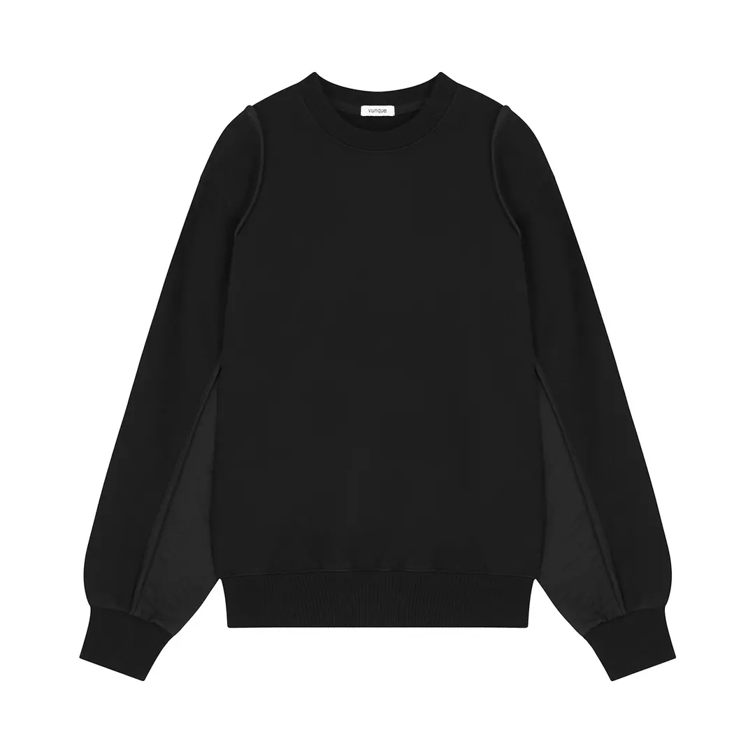 분크 [아울렛] Ez Sweatshirt (이지 스웻셔츠) Black 상품 이미지 1