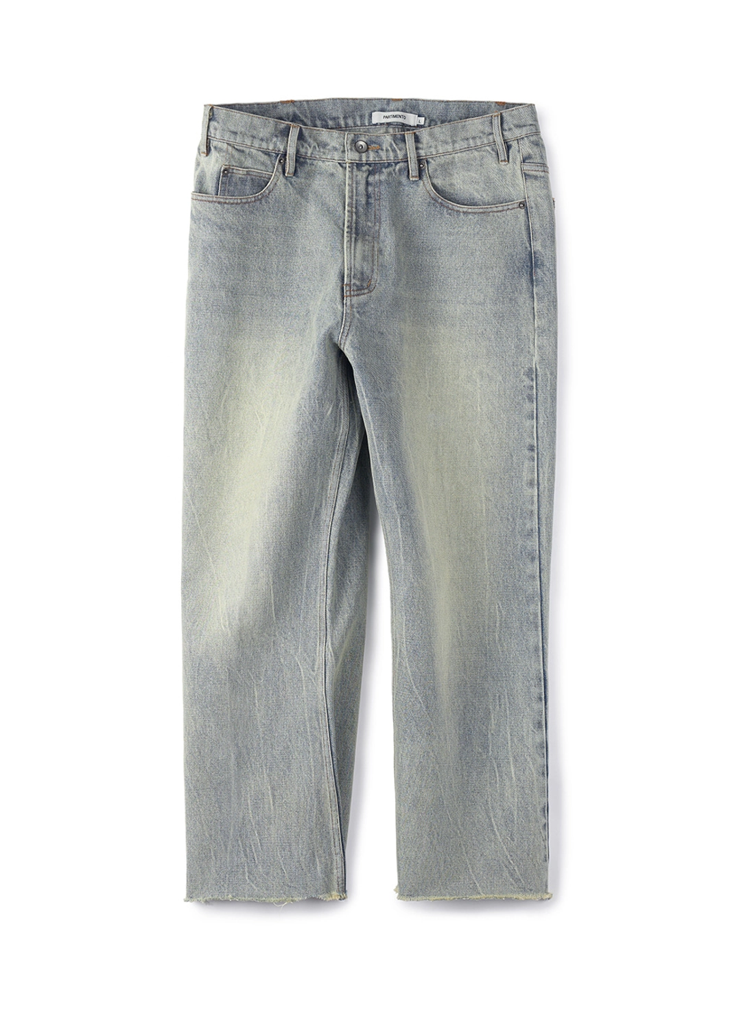 파르티멘토 Ankle Cut-off Denim Pants_Ice Blue 상품 이미지 1