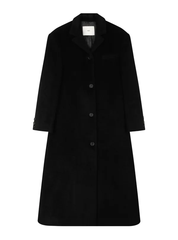 ALPACA SINGLE COAT (BLACK)