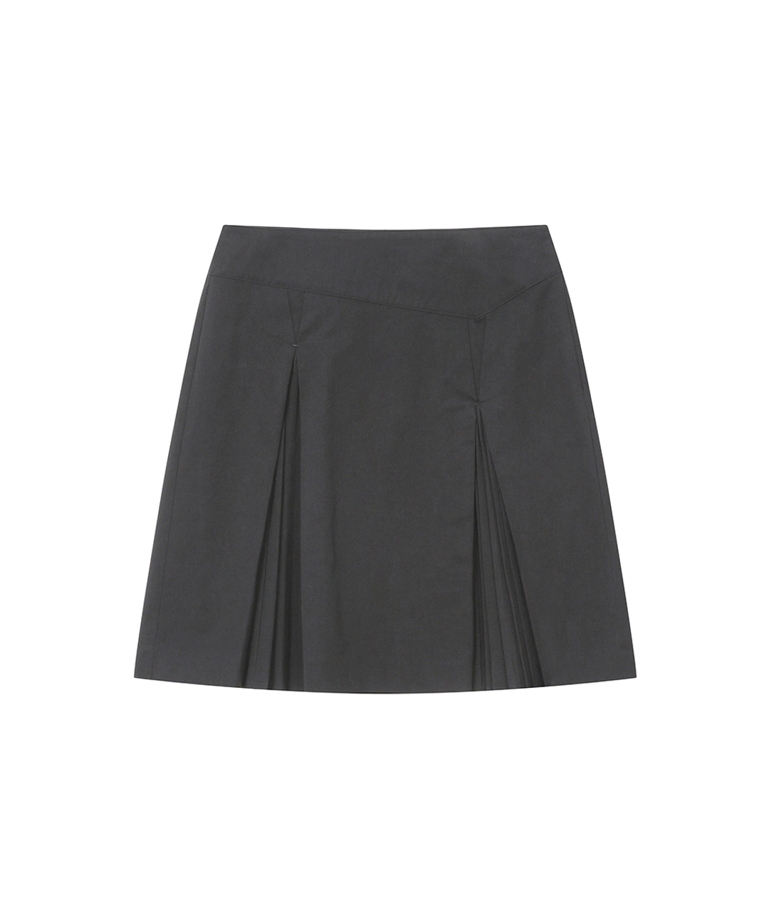 미세키서울 [레이 PICK] Accordion side pleats midi skirt CHARCOAL 상품 이미지 1