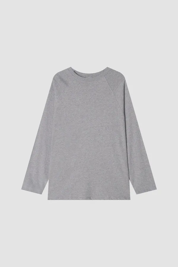 Raglan Boxy Tee_Gray