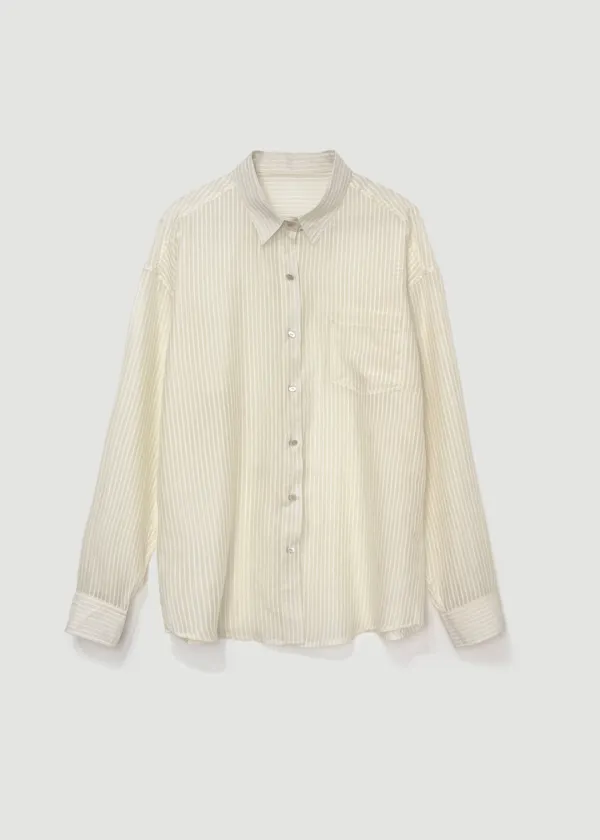 Light stripe shirt (크림)