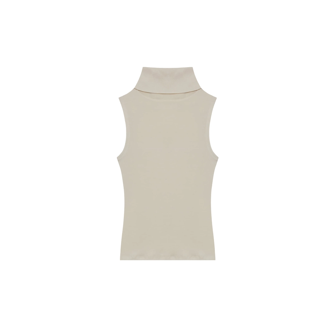 토콜 back slit turtle sleeveless - ivory 상품 이미지 2