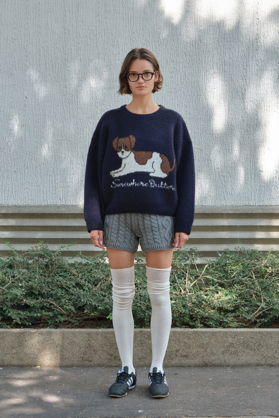 썸웨어버터 Wool Cable Knit Pants - Grey 상품 이미지 2