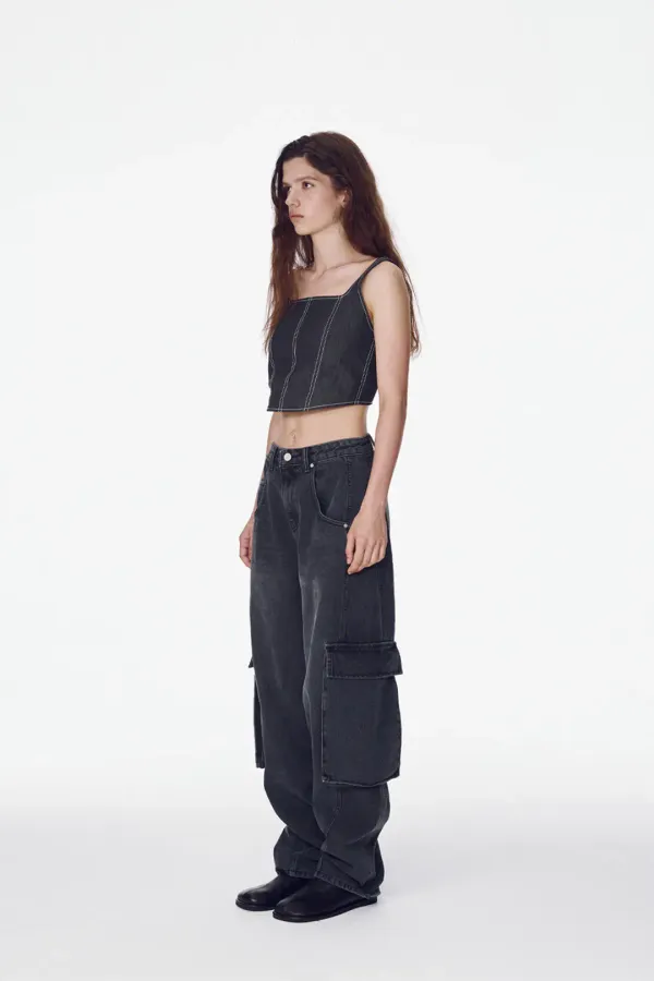 Cargo Denim, Black