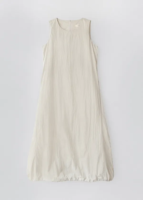 Balloon string dress (beige)