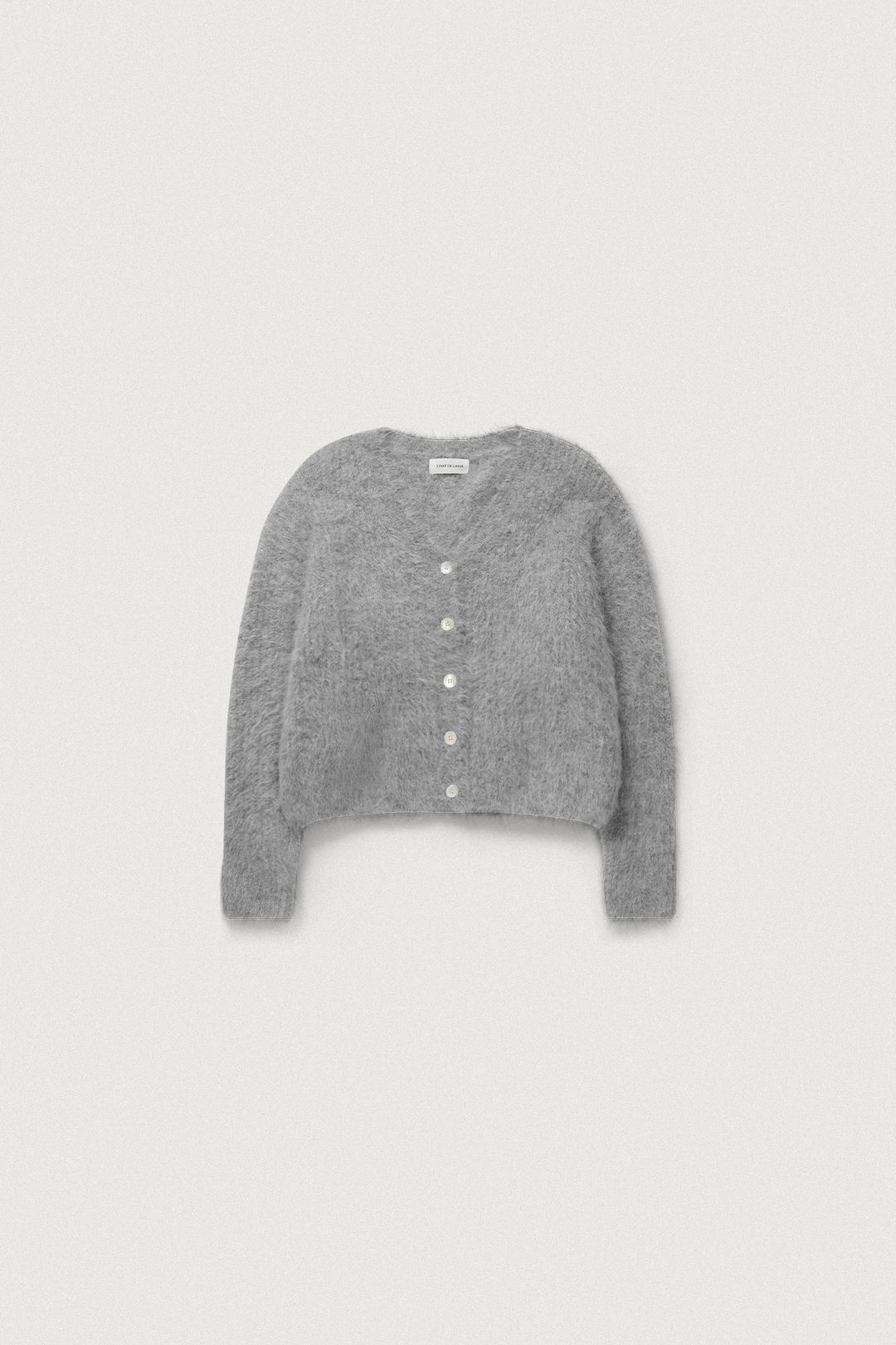샤드라마 FURRY ALPACA LOOSE FIT CARDIGAN [MELANGE GRAY] 상품 이미지 3