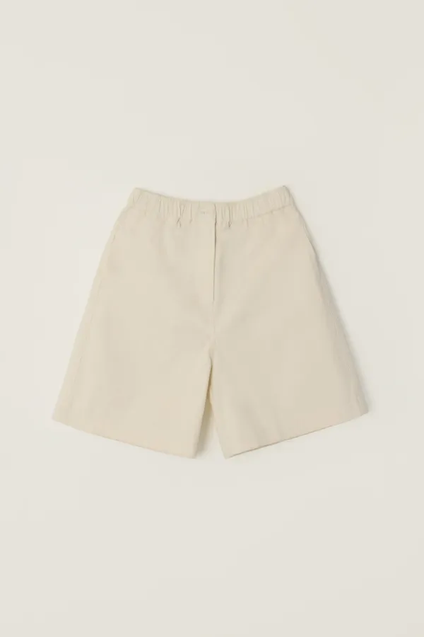 TOBY COTTON HALF PANTS_CREAM