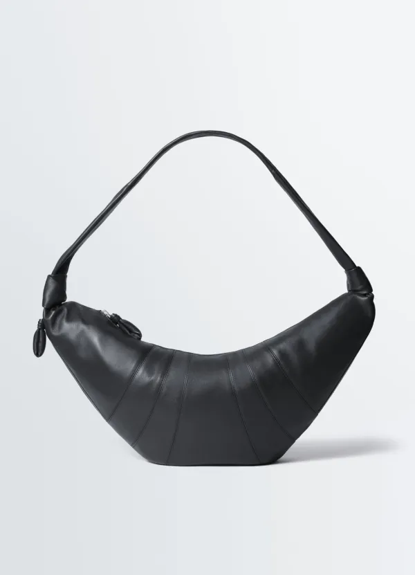 LARGE CROISSANT BAG IN LEATHER