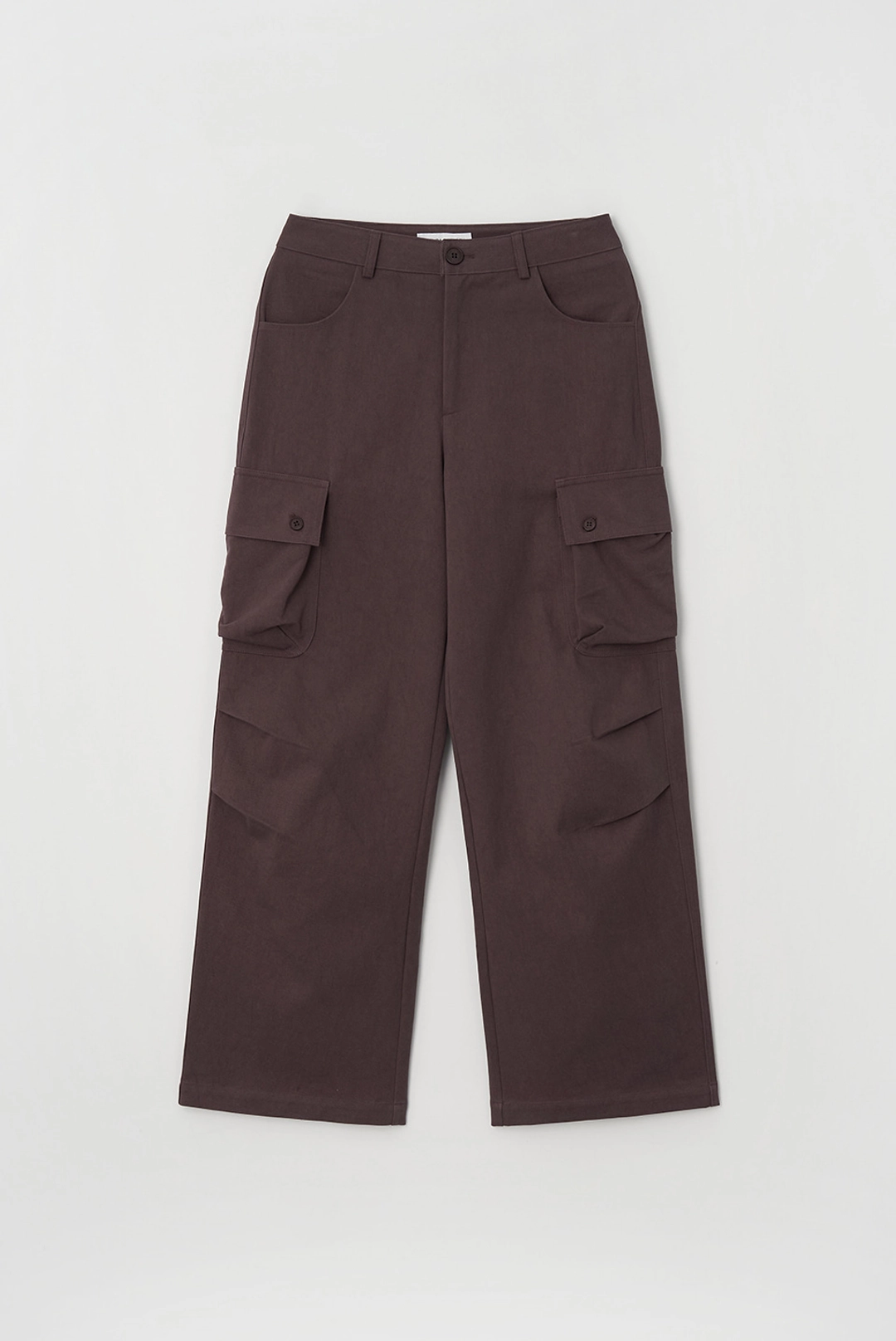 브렌다 브렌든 baker cargo pants - burgundy 상품 이미지 1
