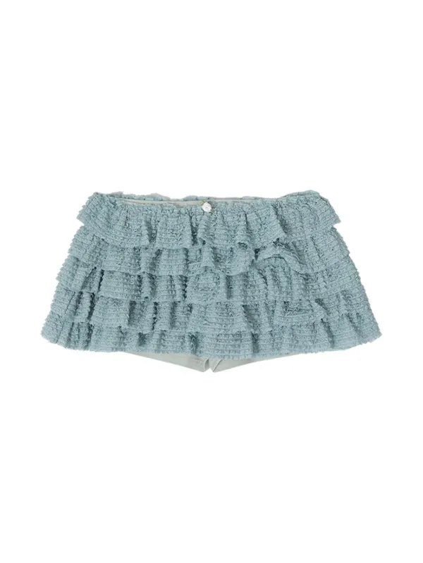 LACE CANCAN SKIRT PANTS_MINT