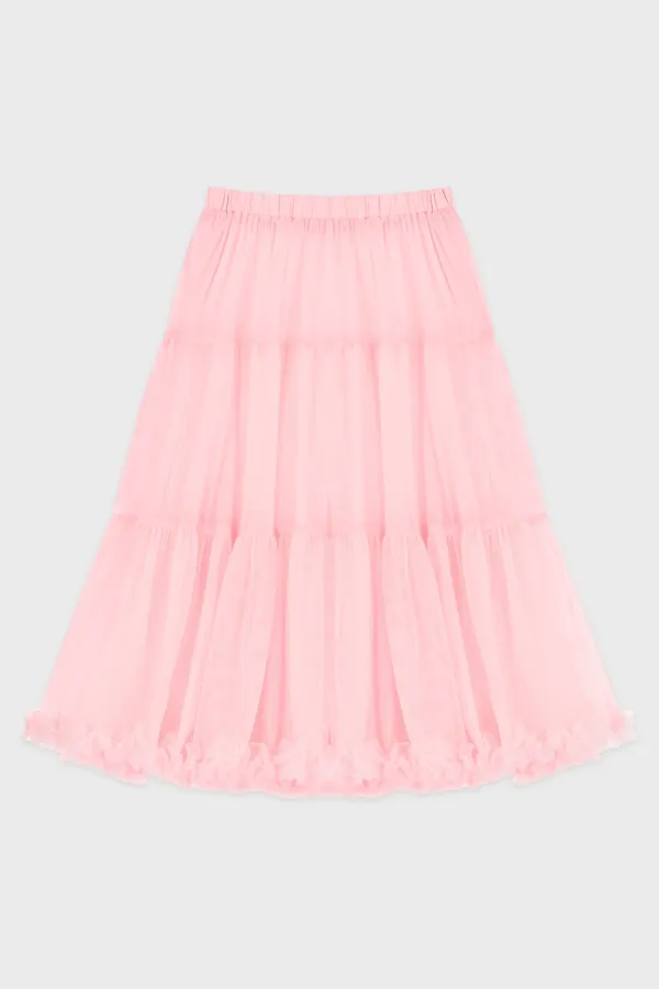 Tute Midi Skirt (Light Pink)