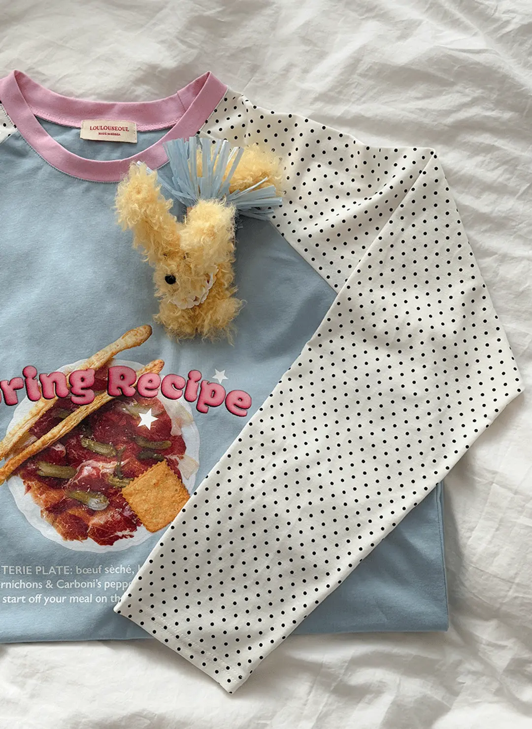 루루서울 [2차] Spring Recipe T-Shirt (Plate ver.- White Soda) 상품 이미지 3