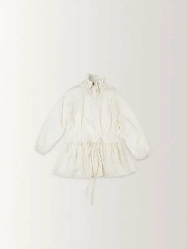 NYLON FRILL WIND BREAKER [ CREAM ]