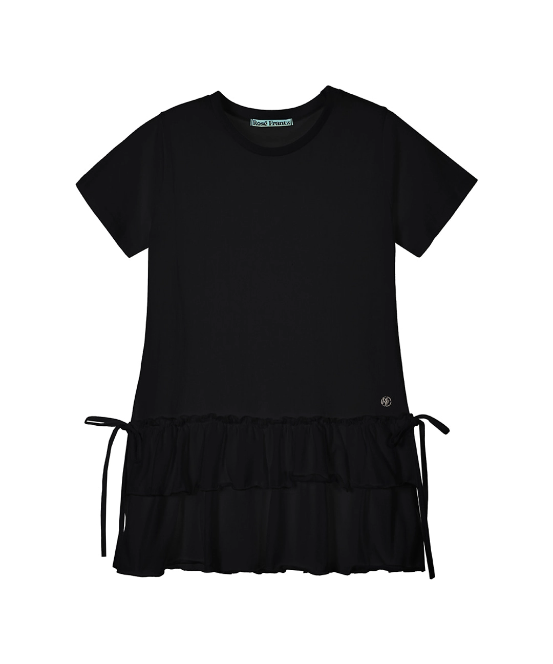 로제프란츠 Cancan Layered T-shirt [Black] 상품 이미지 3