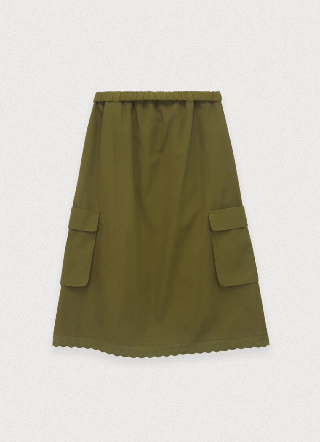 포에토 Drift cargo lace skirt - olive 상품 이미지 3