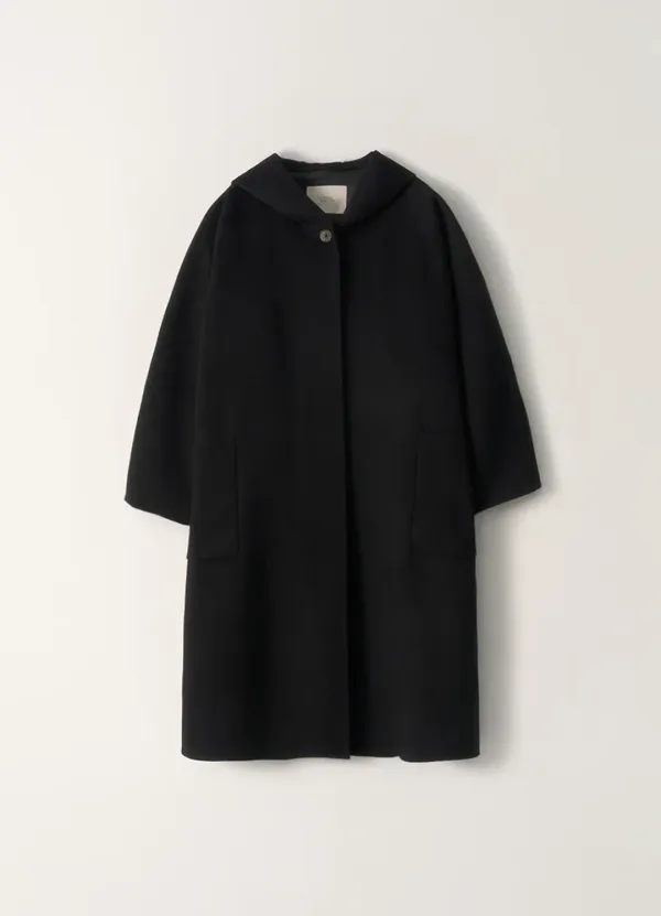 Keiko hoodie coat (Black)