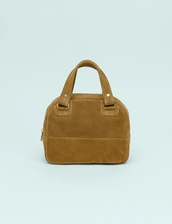 Luka Real Suede Bag (Camel)