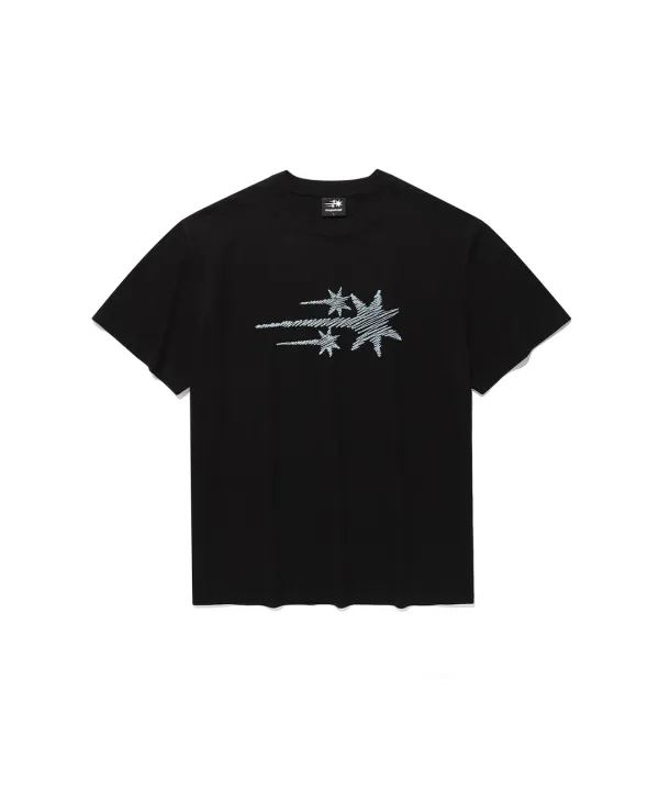 [6/5 pre-order]sketch 3star basic tee[black]