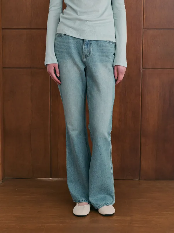 JAMIE bootcut denim pants_blue