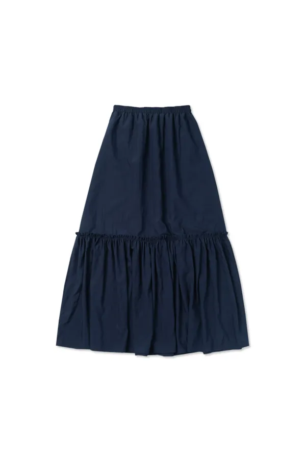 Ray frill skirt_navy