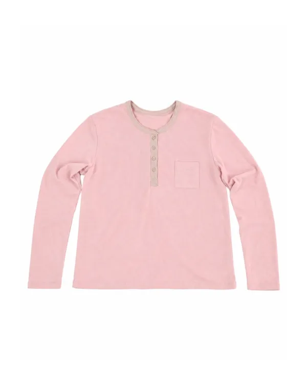 Henley Tee_Pink