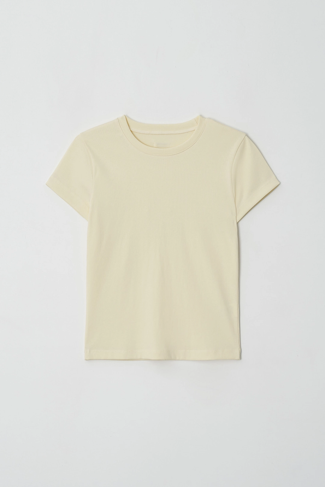 브렌다 브렌든 color half tee - yellow 상품 이미지 1