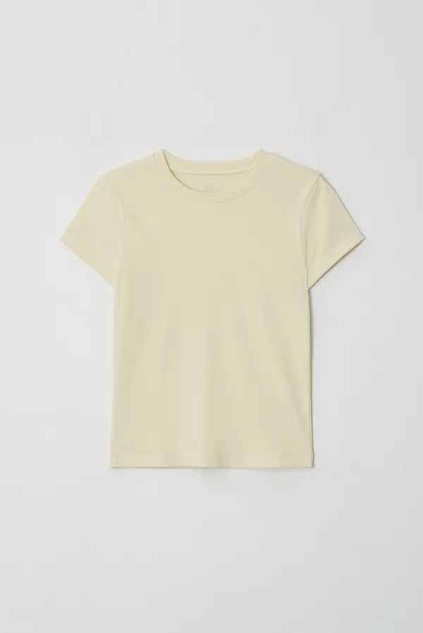 color half tee - yellow