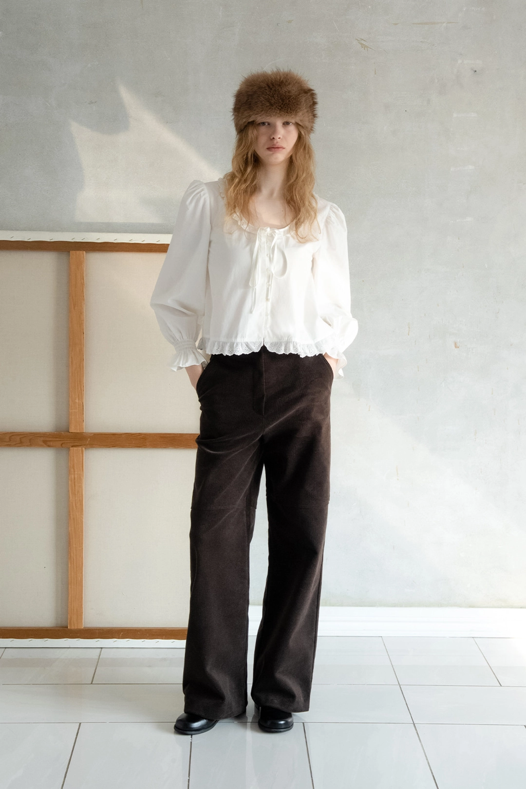 위드아웃썸머 Bren corduroy pants_brown 상품 이미지 2
