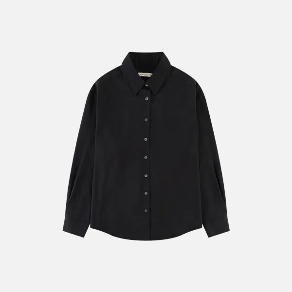 SITP5258 루즈 핏 리에르 셔츠_Black