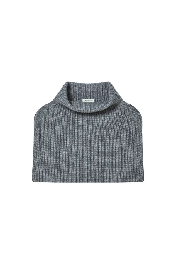 [10% cashmere] 캐시미어 블렌드 넥워머_멜란지그레이